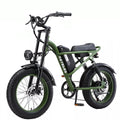 K880 Adult Electric Motorcycle 2000W Motor 20'' Fat Tire Electric Bike 23AH/17.5AH Battery 7-Speed Top Speed 30Mph New